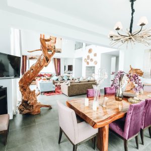 Glass Terrarium with Wooden Stand